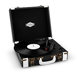 Auna Jerry Lee, retro gramofón, LP, USB, čierno-biely