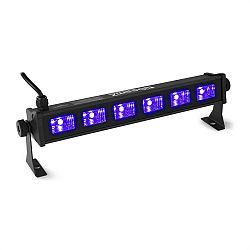 Beamz BUV63, LED Bar, 6 x 3 W UV LED diódy, čierna