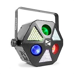 Beamz MadMan, LED reflektor, 132 RGB SMD LED svetiel, DMX alebo samostatný režim