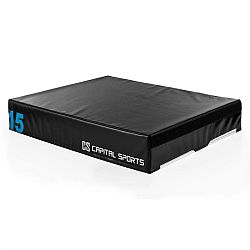Capital Sports Rookso Soft Jump Box, plyobox, čierny, 15 cm