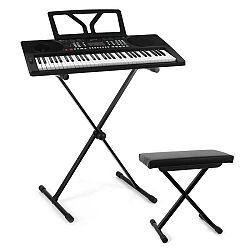 SCHUBERT Schubert Etude 300, set keyboard + stojan na klávesy + stolička, čierna