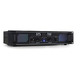 Skytec SPL700 DJ PA Audio LED zosilňovač 2000W + ekvalizér