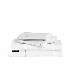 Sleepwise Soft Wonder-Edition, posteľná bielizeň, 135 x 200 cm, biela/sivá károvaná